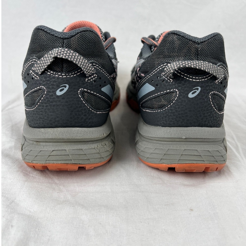 ASICS Gel Venture‎ 6 Trail Running Shoes Women 7.5 Gray Pink Orange Athletic - Picture 5 of 10